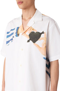 Cuore di pietra short-sleeved shirt - Off White & Multicolour
