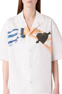 Cuore di pietra short-sleeved shirt - Off White & Multicolour