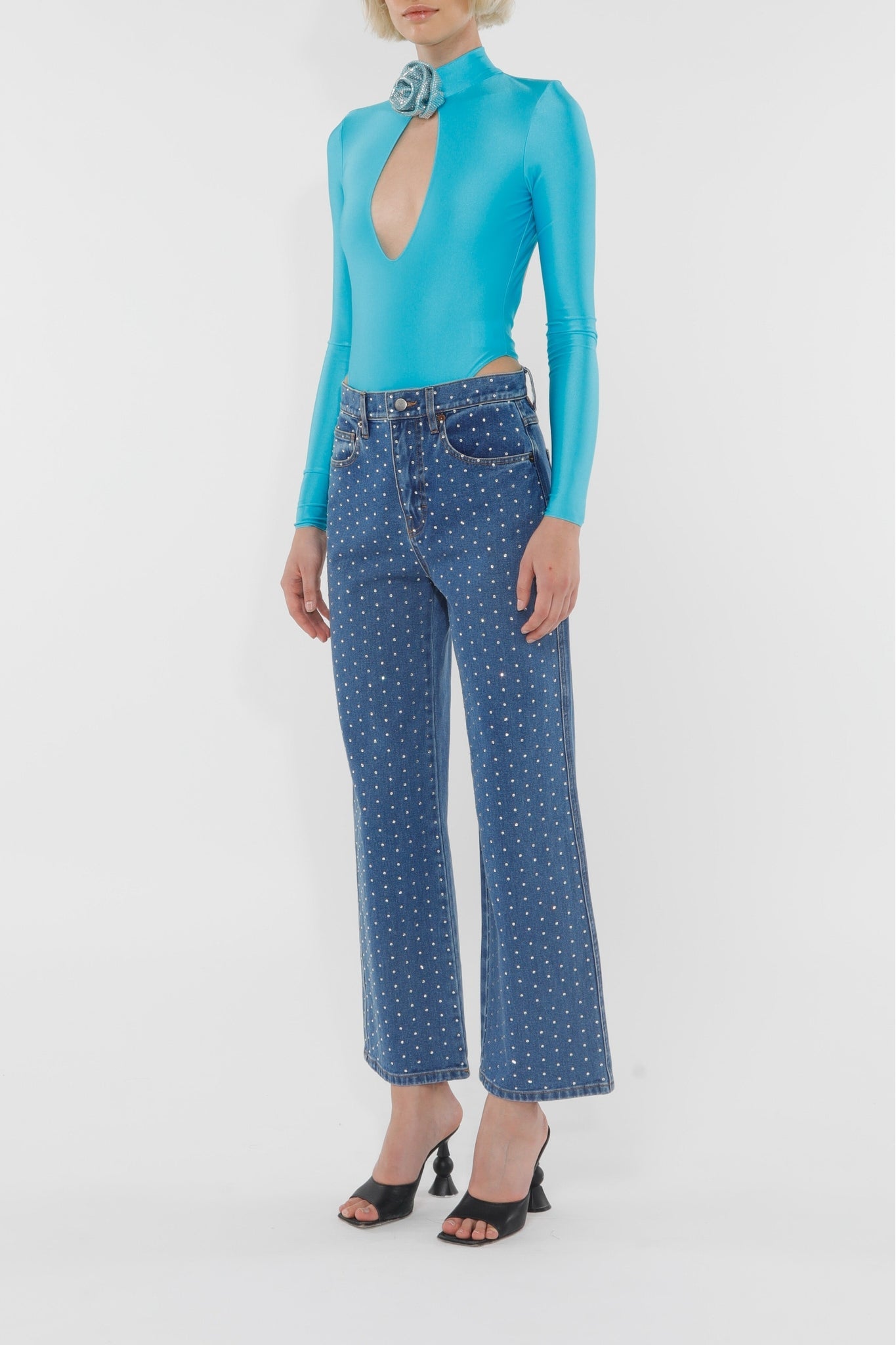 Light blue denim // Denim boyfriend jeans