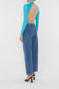 Light blue denim // Denim boyfriend jeans