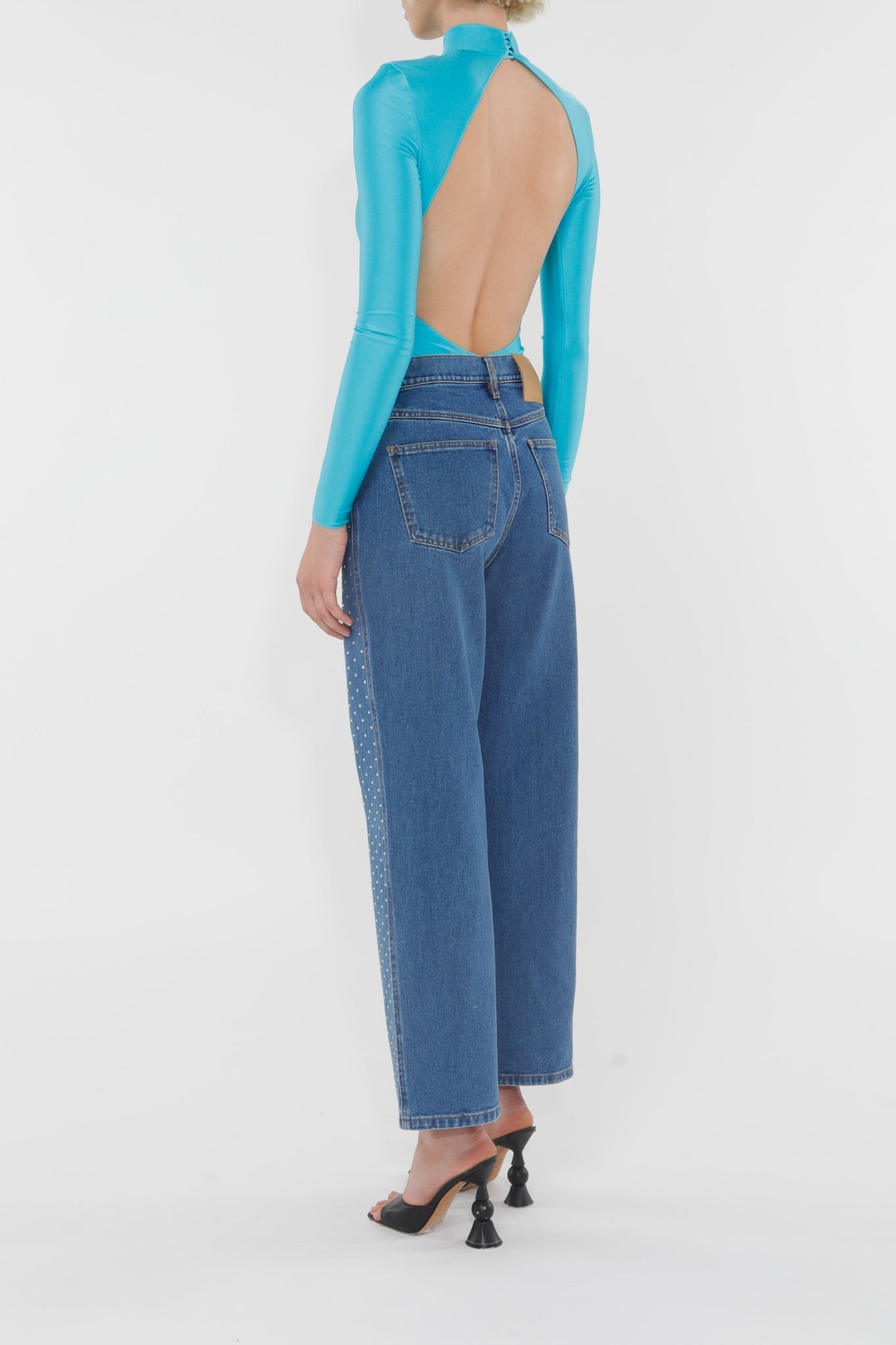 Light blue denim // Denim boyfriend jeans
