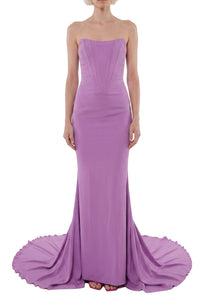 RECOLO PURPLE /// Robe longue bustier - Purple