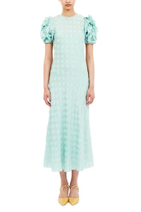 Elvia Ruffle Sleeve Midi Dress
