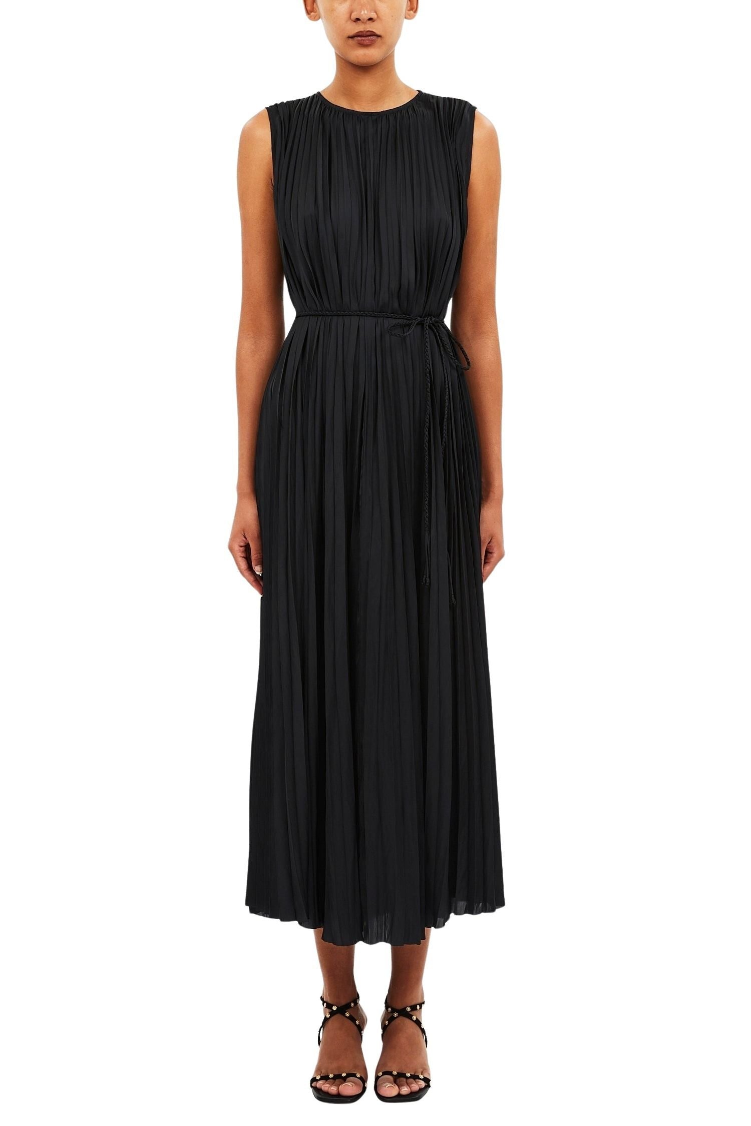 Fianna Pleated SL Midi Dress