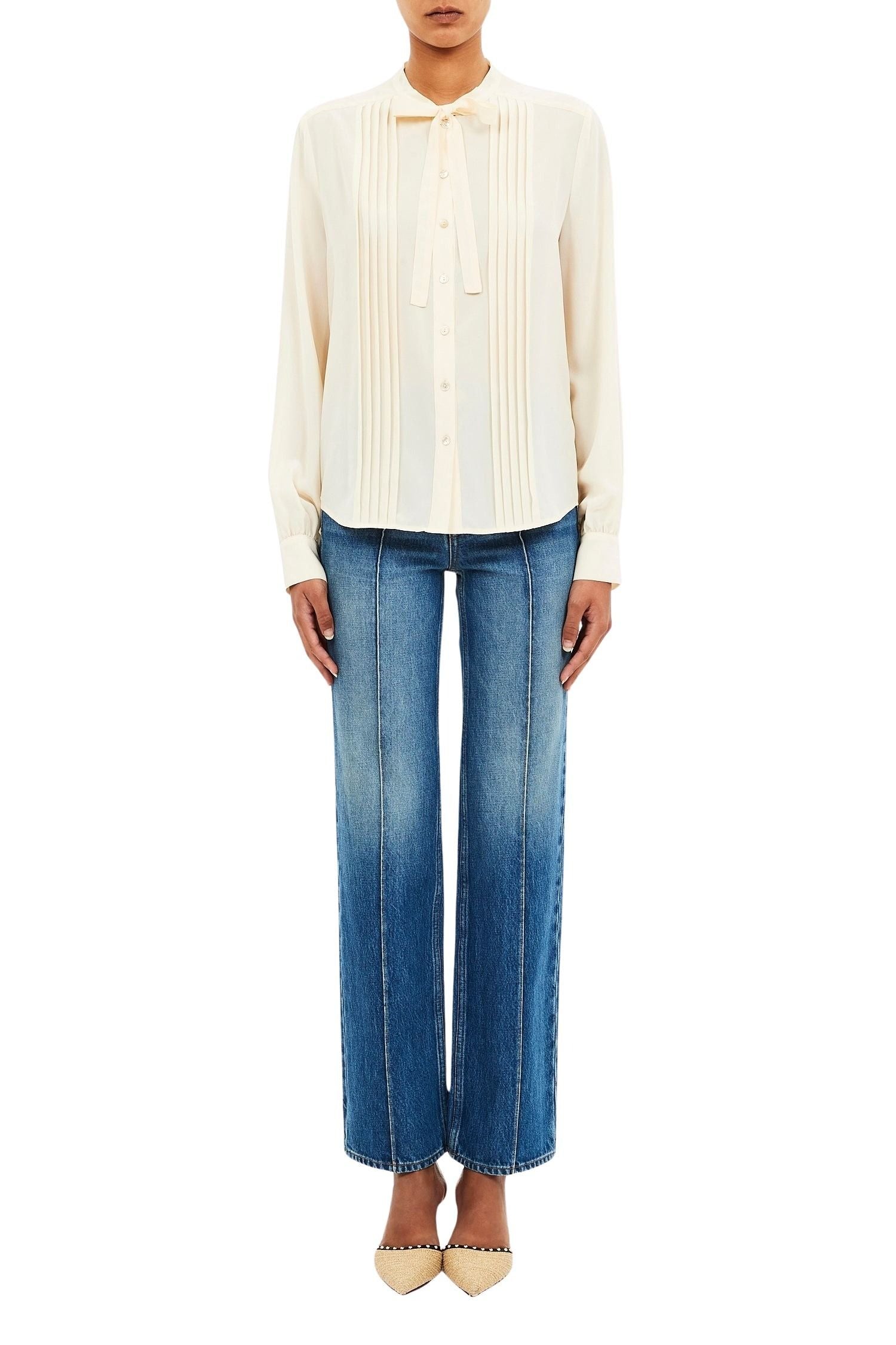 Delvine Btn Up Blouse