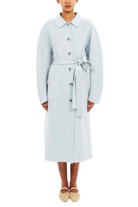 Lisbeth Long Wool Coat w/ Belt
