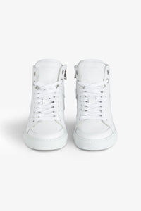 Sneakers montantes à logo " ZV" 1747 High Flash en cuir - Blanc