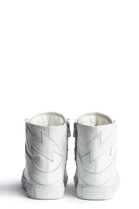 Sneakers montantes à logo " ZV" 1747 High Flash en cuir - Blanc
