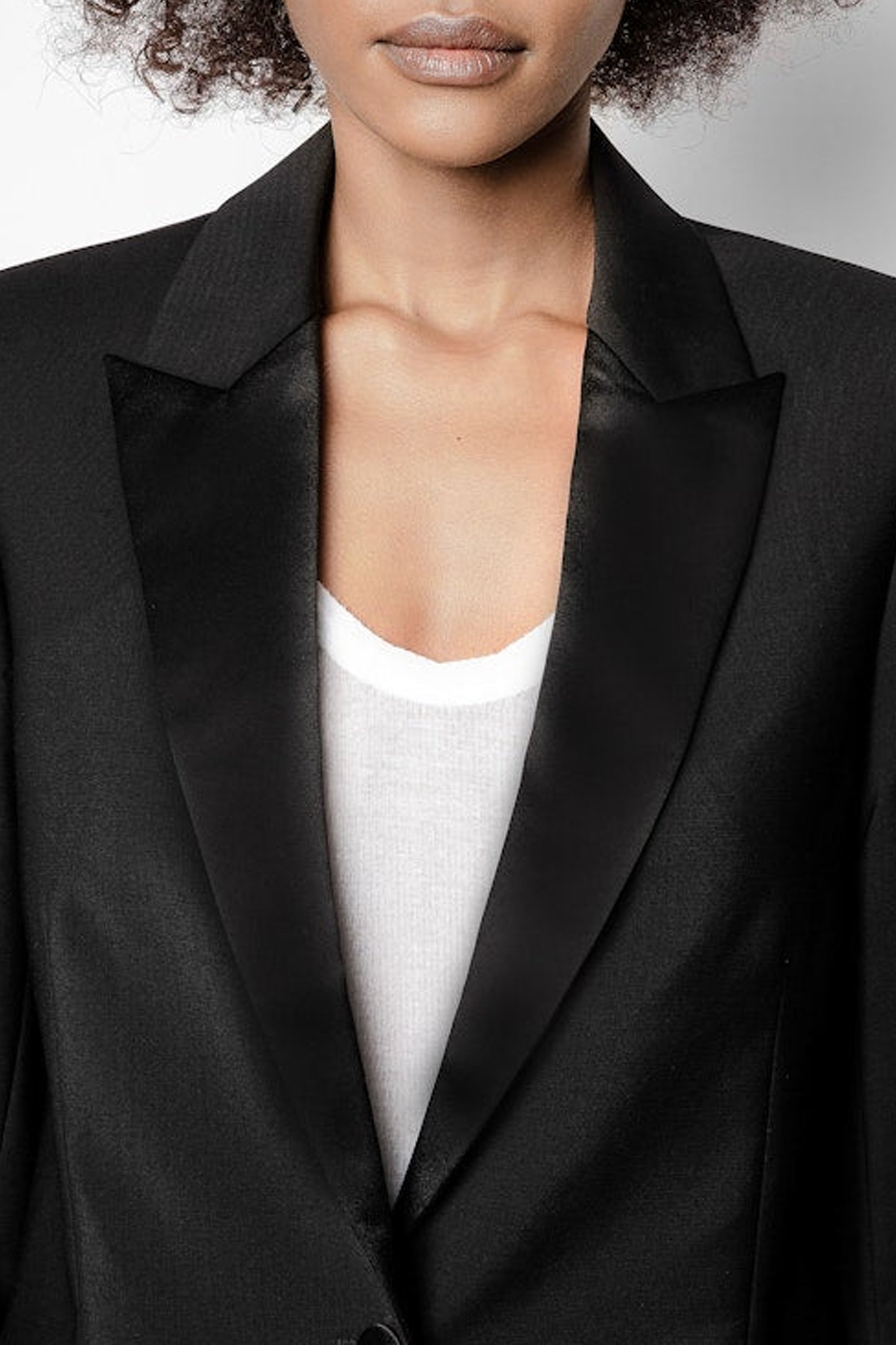 Veste Victor Smok en laine - Noir