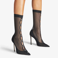 Bottes Psyche 110 à perles - Black & White