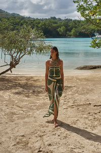 Green / Ancient Peru Dress in Green