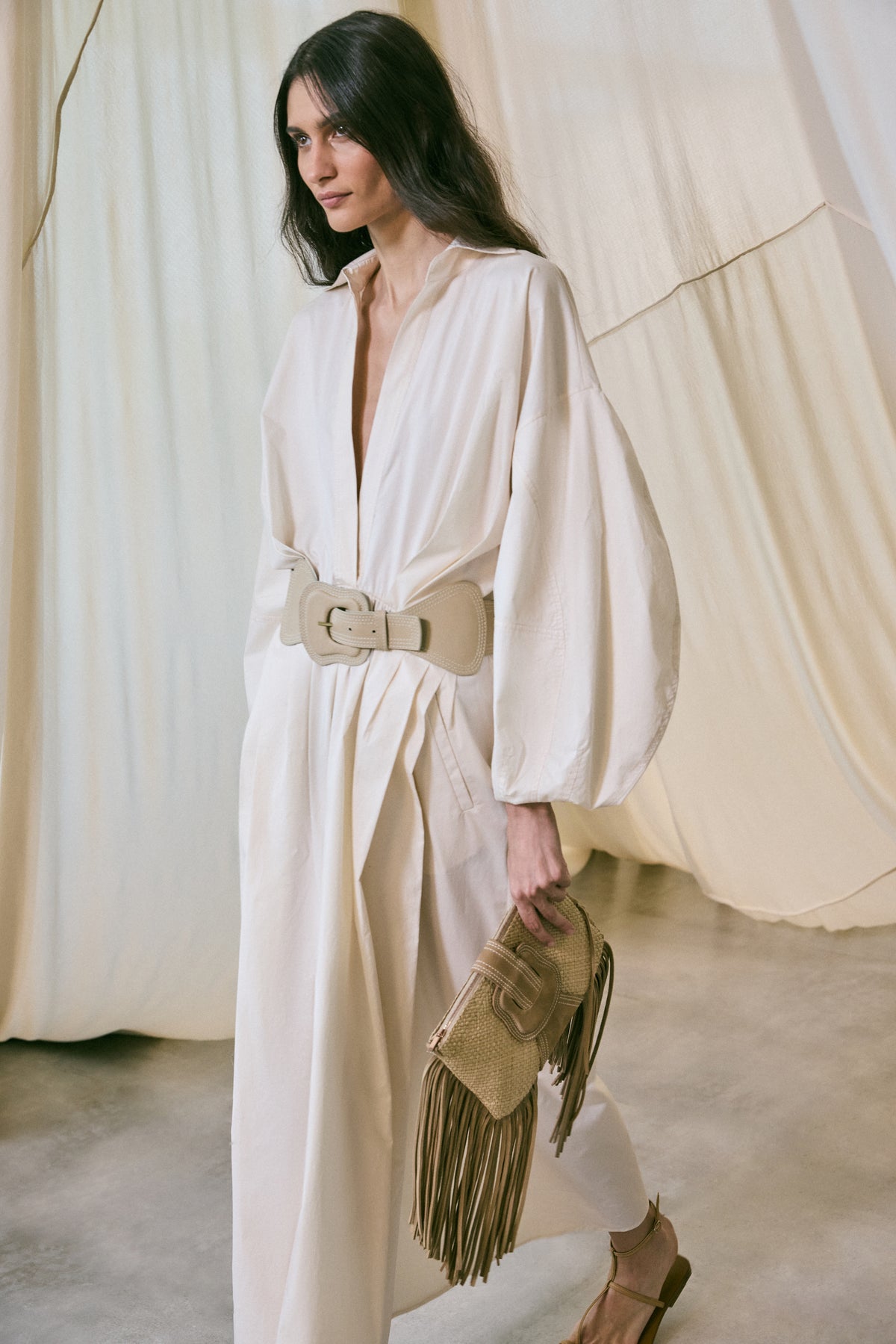 White / Sierra Blanca Shirtdress
