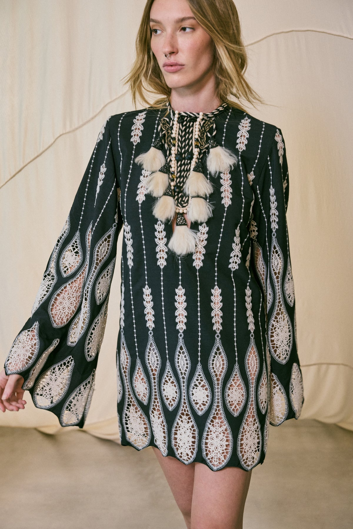 Black / Vision Seeking Dress