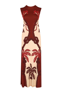 Red / Sea Living Dress