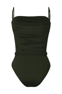 Green / Whispering Tides One Piece