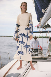 White / Embroidered Journey Dress