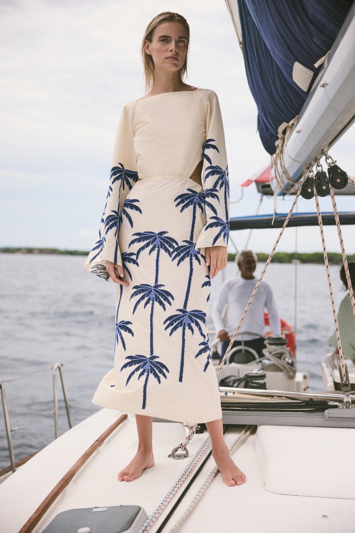 White / Embroidered Journey Dress