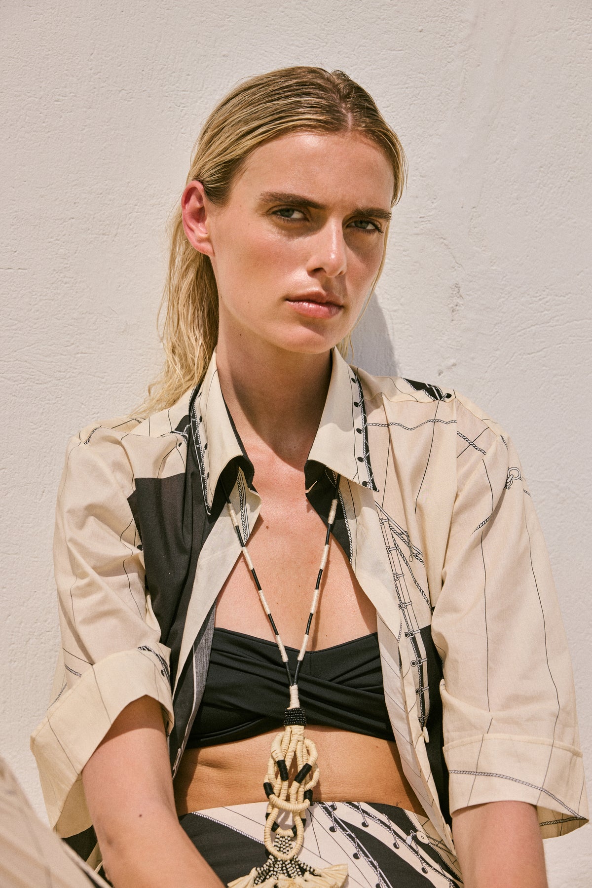 Black / Sea Sprite Bikini Top