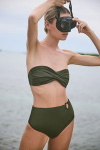 Green / Marinera Bikini Bottom