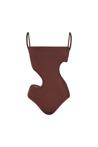 Purple / Lee Side Onepiece in Wine