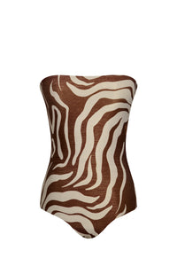 Brown / Alta Mar One Piece