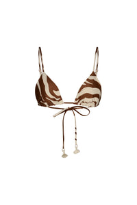 Brown / Konibo Bikini Top