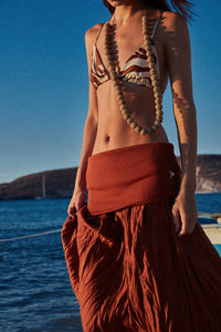 Brown / Konibo Bikini Top