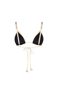 Black / Playa Del Rio Bikini Top