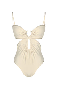 White / Sunny Days One Piece