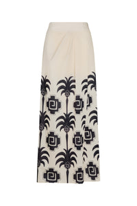 Black / Nature's Patterns Skirt
