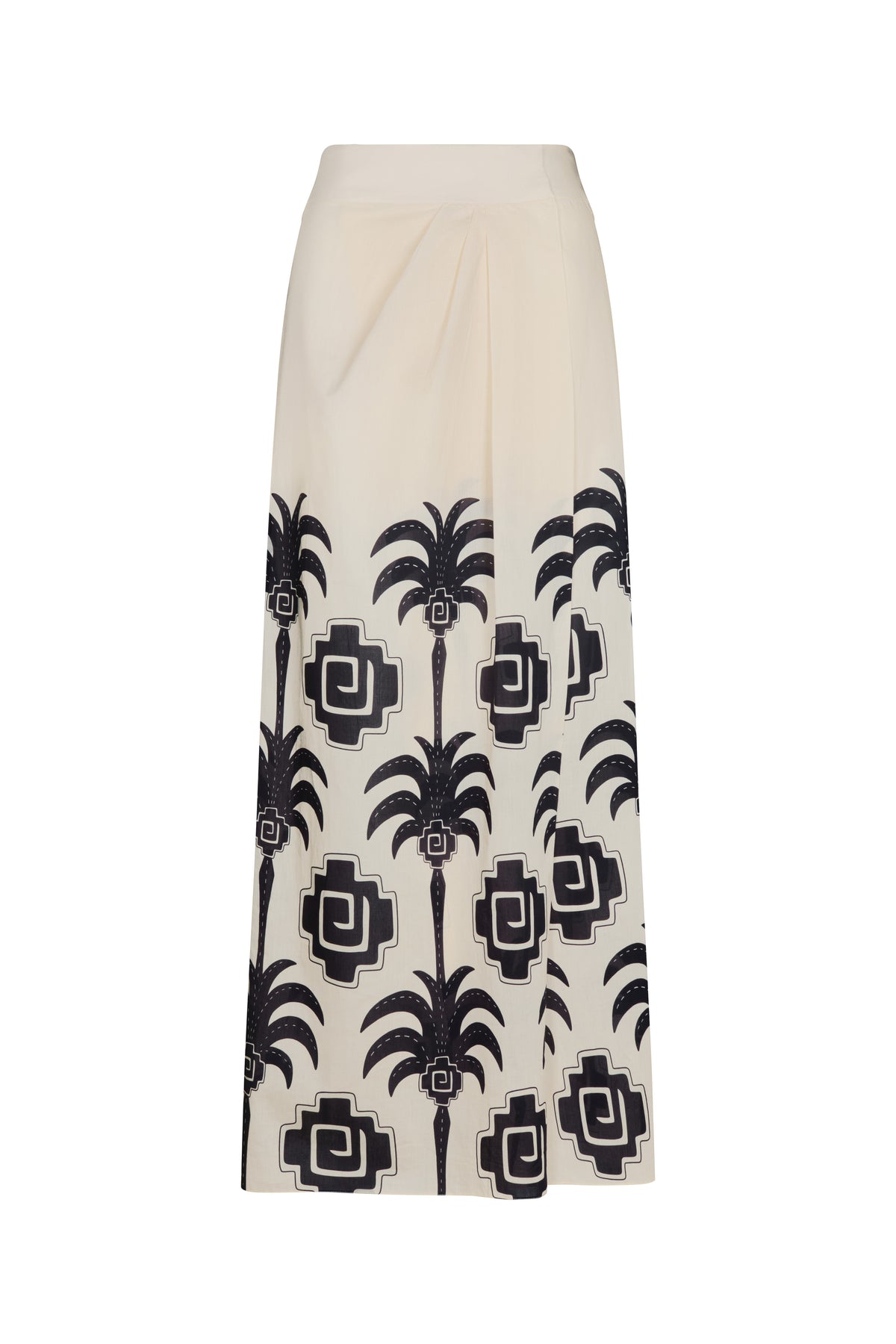 Black / Nature's Patterns Skirt