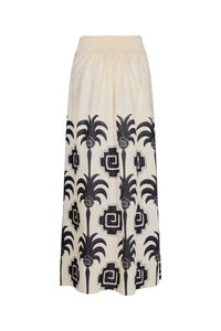 Black / Nature's Patterns Skirt