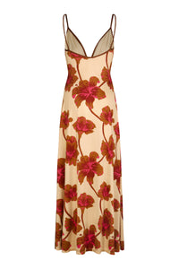 Camel / Sendero De Astromelias Dress