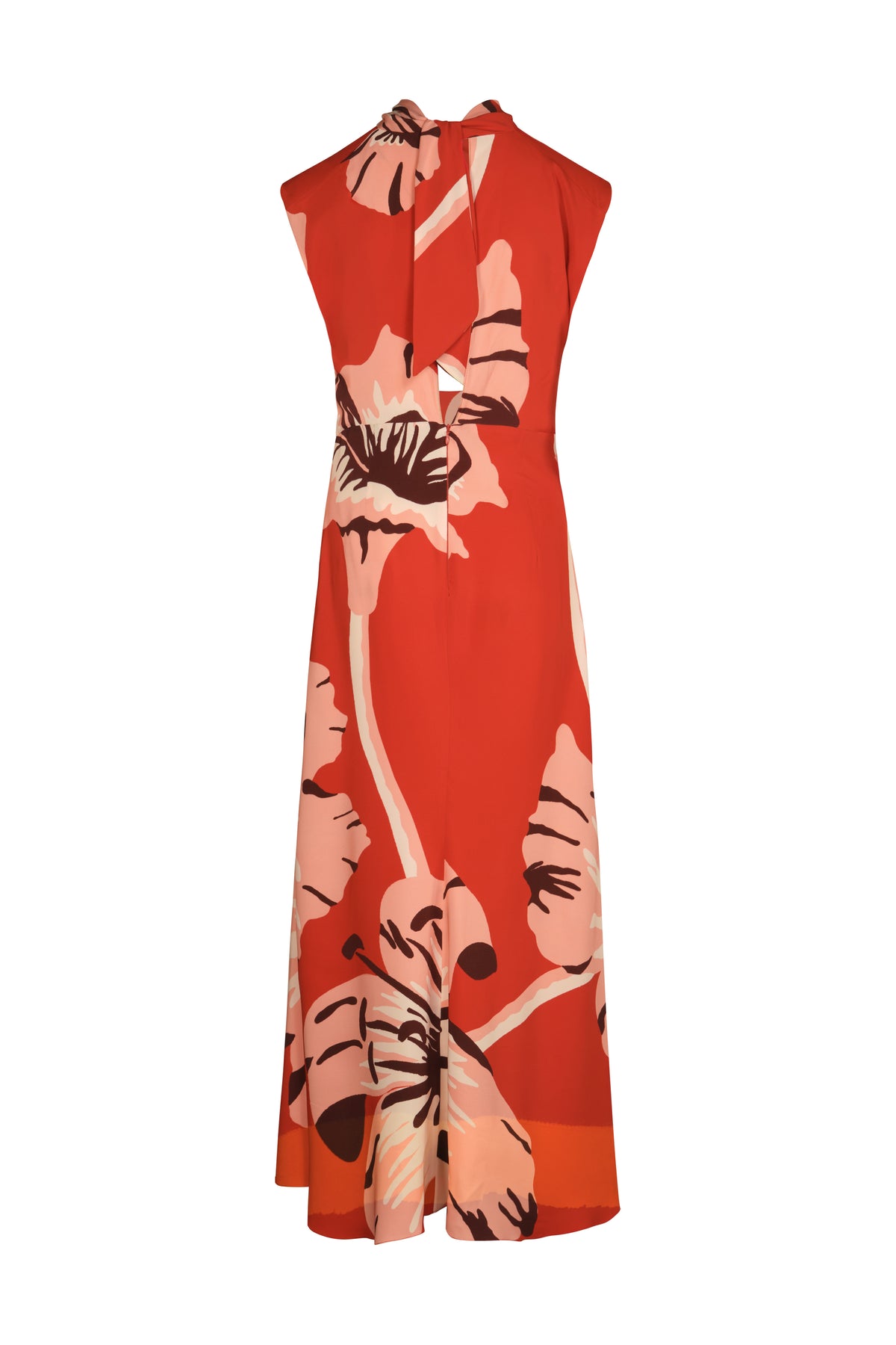 Red / Al Son De Las Astromelias Dress