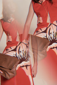 Red / Al Son De Las Astromelias Dress