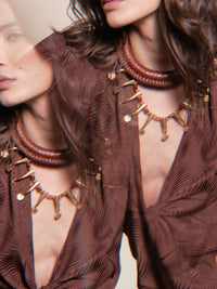 Brown / Luz Nocturna Top