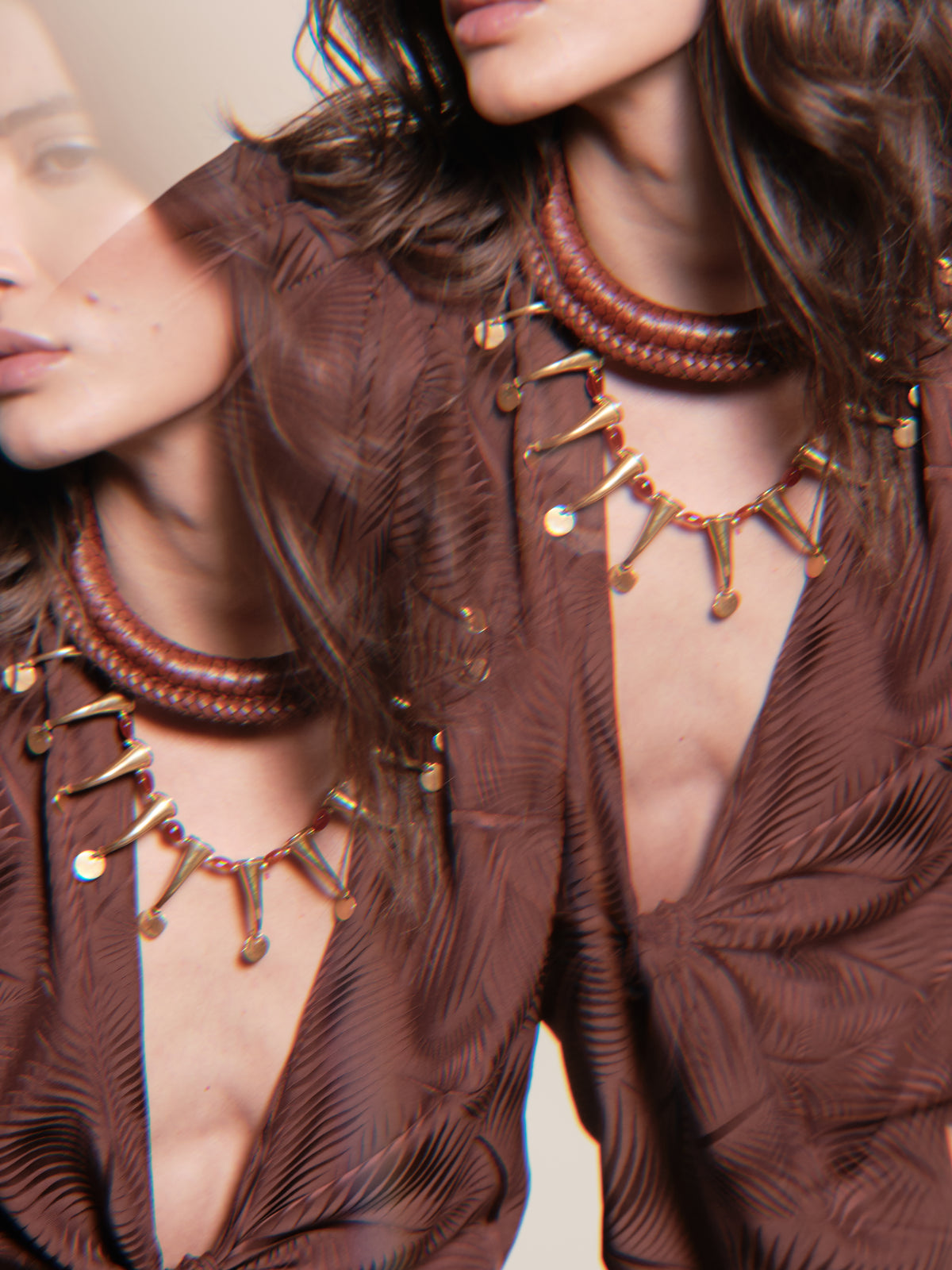 Brown / Luz Nocturna Top