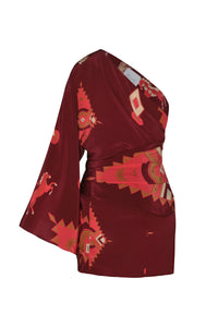 Wine / Hidden Oasis Dress
