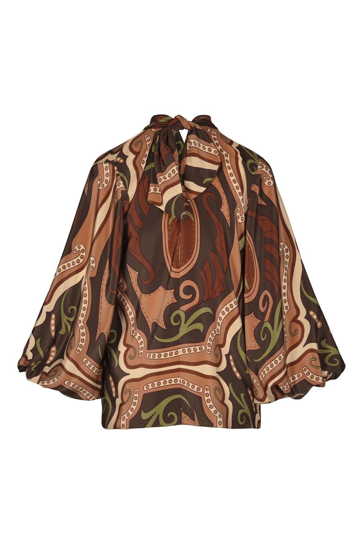 Brown / Intricate Islands Top