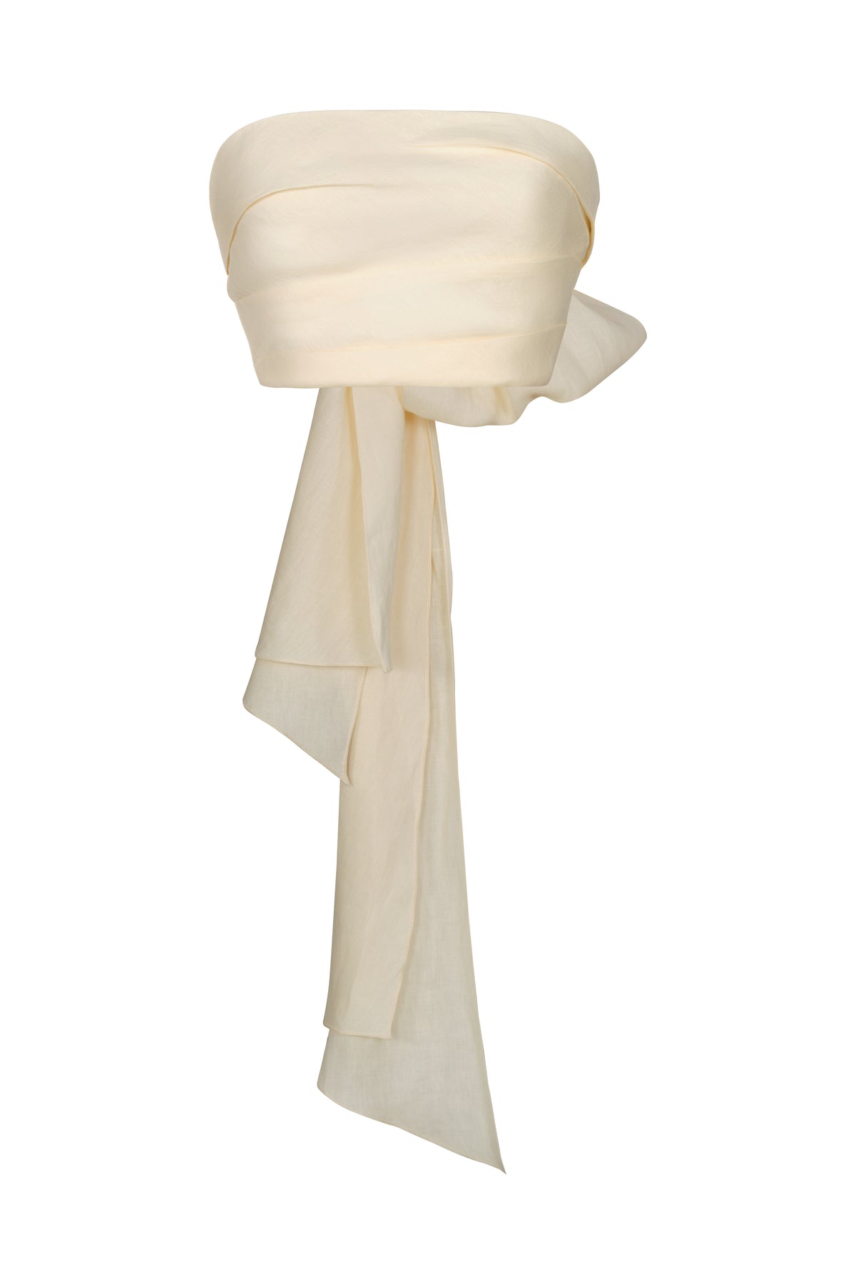 Top Cassia en soie - Blanc