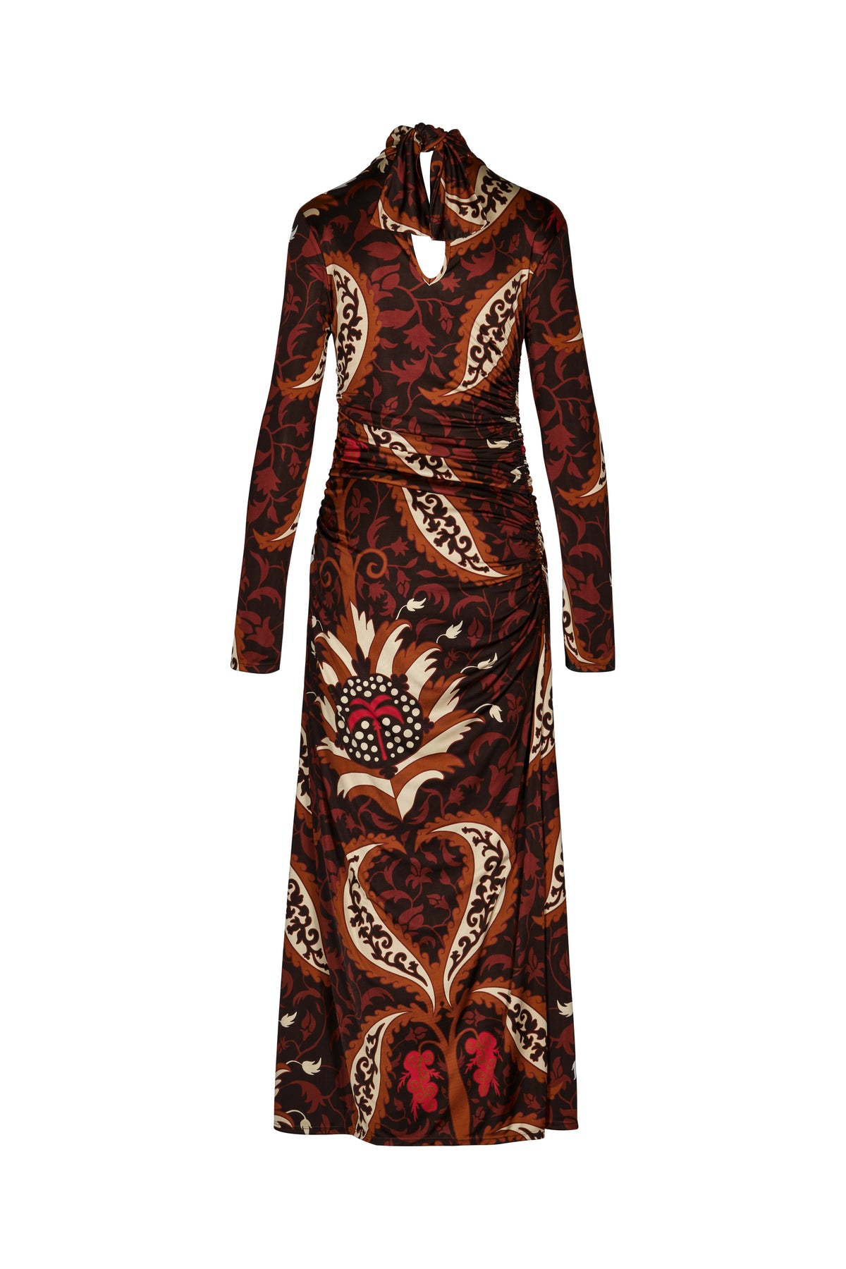 Brown / Start Point Dress