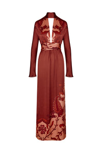 Wine / Artistic Lifestyle Dress