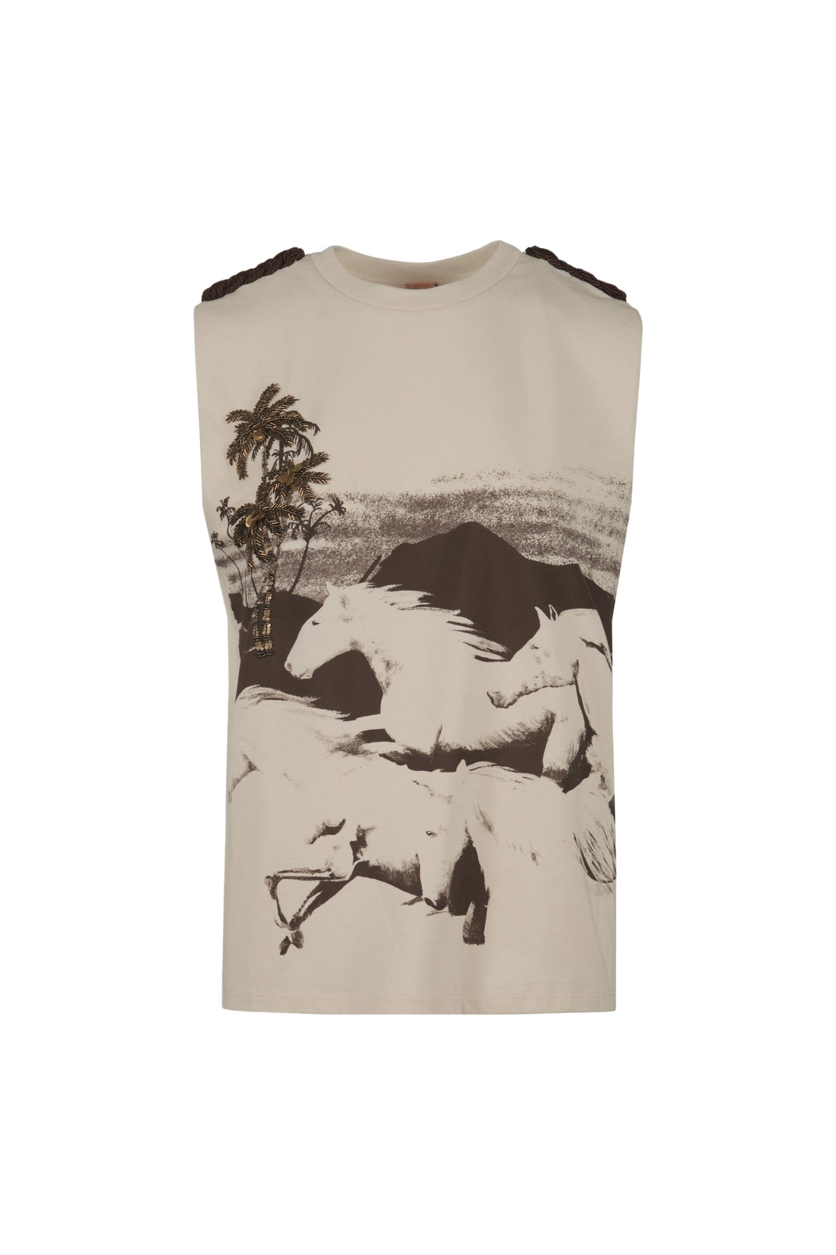 Brave silk T-shirt - White
