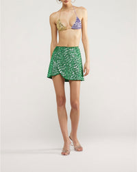 Maillot deux pièces à cordon - Multicolor