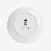 Tema e Variazioni n.350 porcelain plate - Black & White