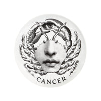 Tema e Variazioni n.351 porcelain plate - Black & White