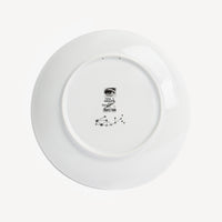 Tema e Variazioni n.354 porcelain plate - Black & White