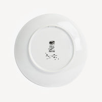 Tema e Variazioni n.356 porcelain plate - Black & White