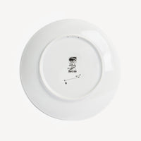 Tema e Variazioni n.357 porcelain plate - Black & White