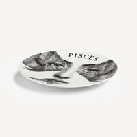 Tema e Variazioni n.359 porcelain plate - Black & White